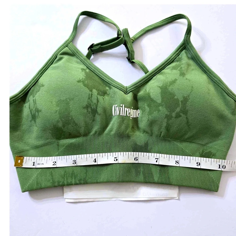 Civil Regime Secret Green Reaper‎ Kelly Seamless Bra Size Small